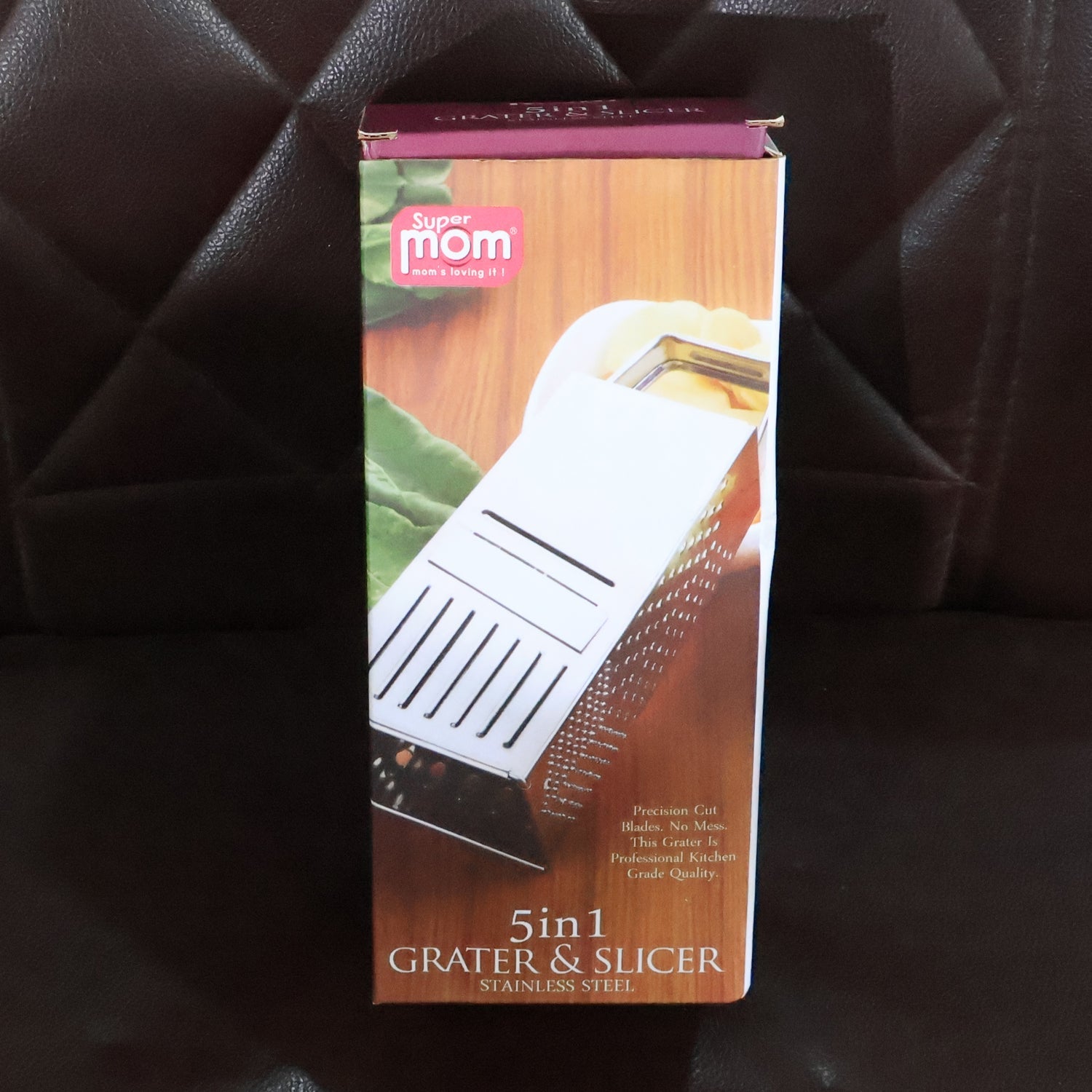 Supermom Premium 5-in-1 Stainless Steel Grater and Slicer Supermom Premium 5-in-1 Stainless Steel Grater and Slicer
